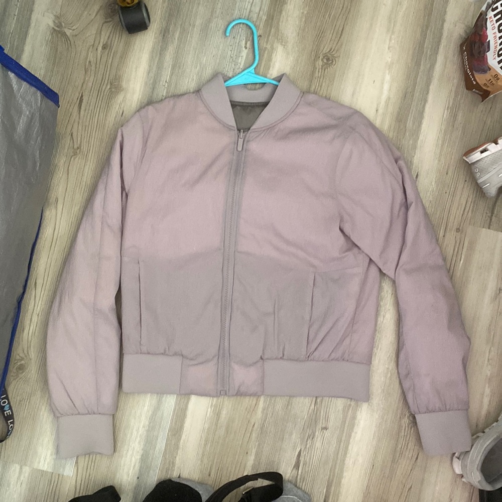 Reversible lululemon bomber jacket